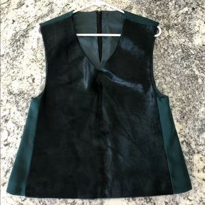 Calf Hair Vest J-Crew